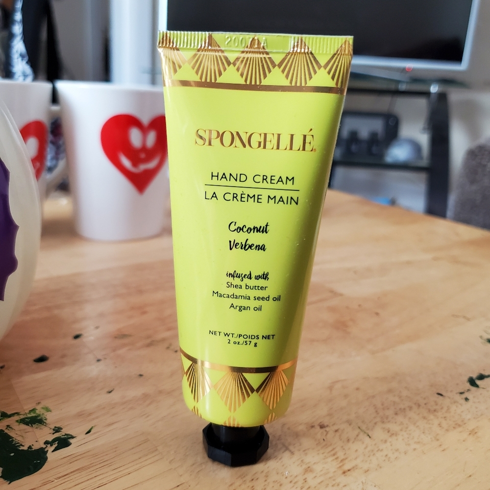 Spongelle hand cream,